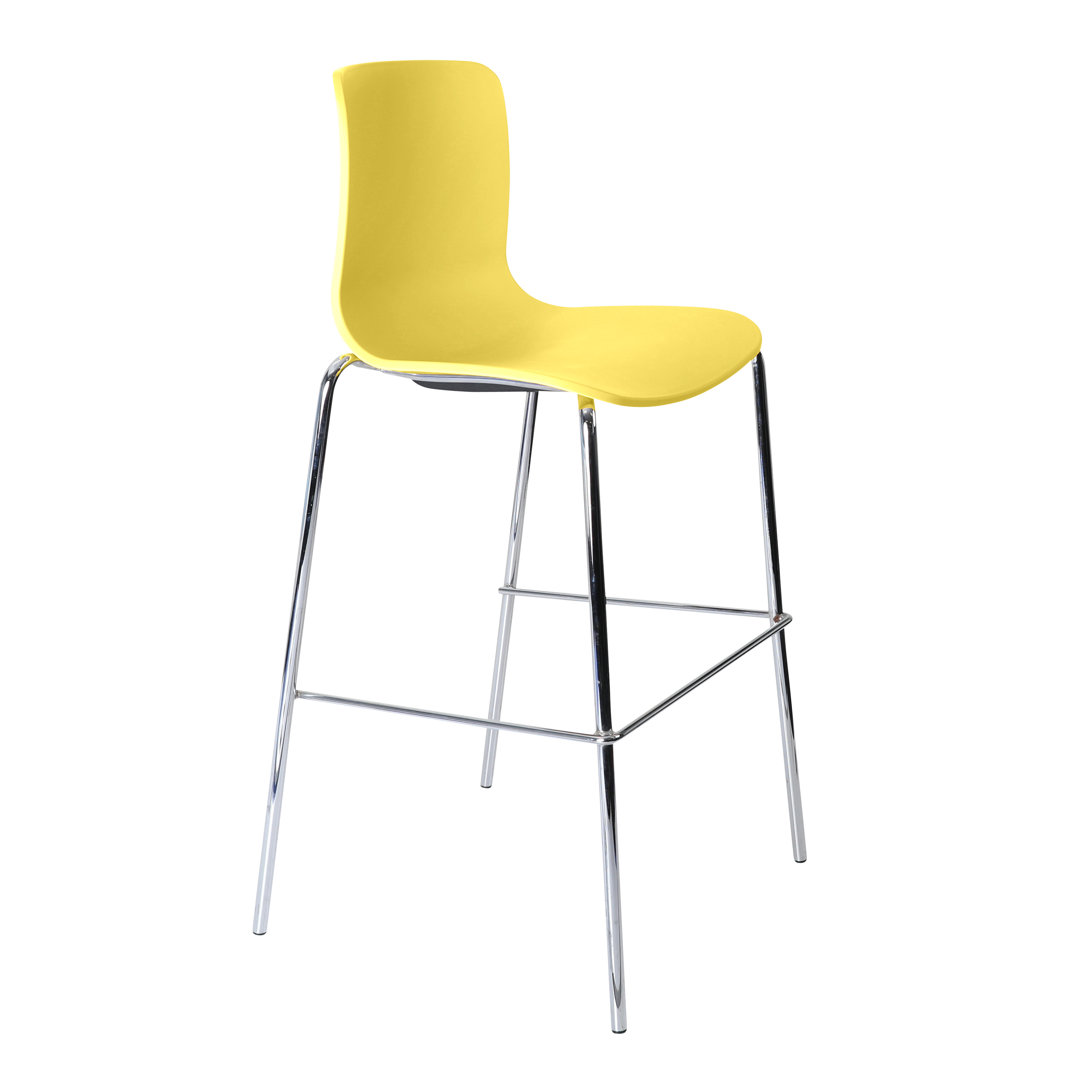 Acti Stool (Yellow / 4-leg High Barstool)